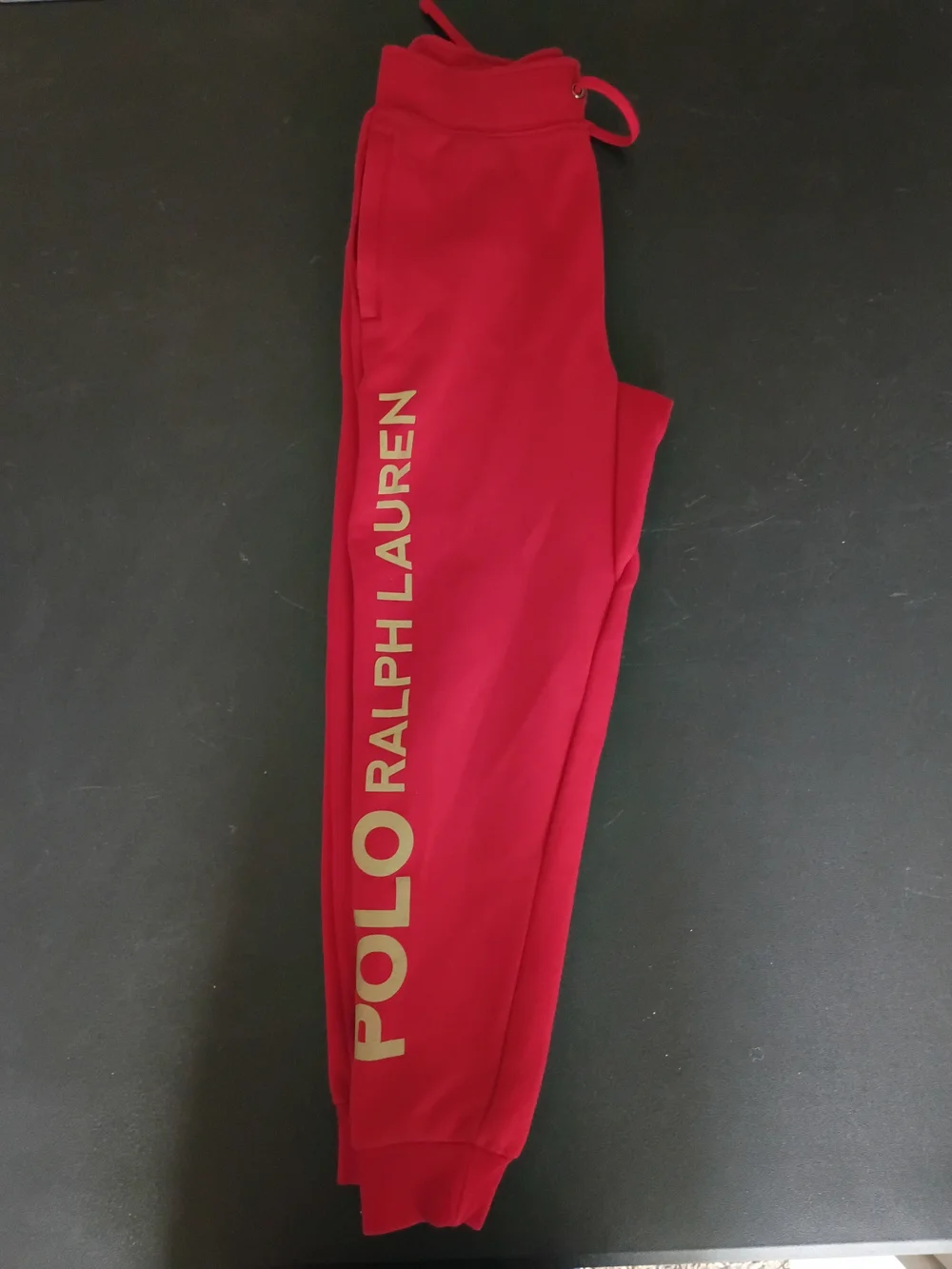 Polo Ralph Lauren Kids Red Fleece Logo Joggers - Size S (8)